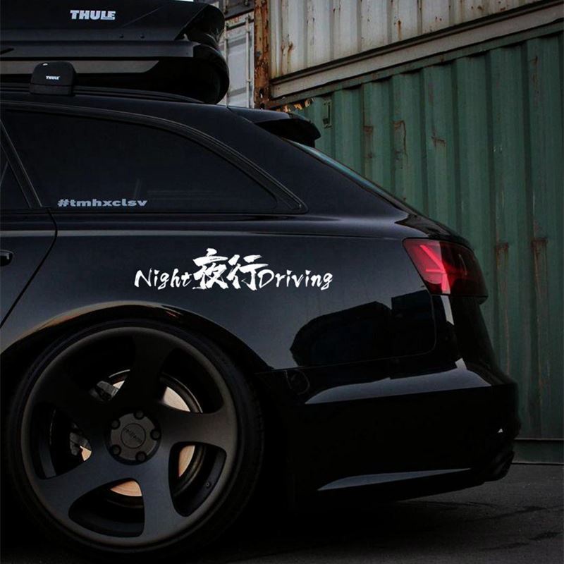 Miếng Dán Trang Trí Kính Chắn Gió Phía Sau Xe Hơi Chống Thấm Nước In Chữ Tiếng Anh Độc Đáo