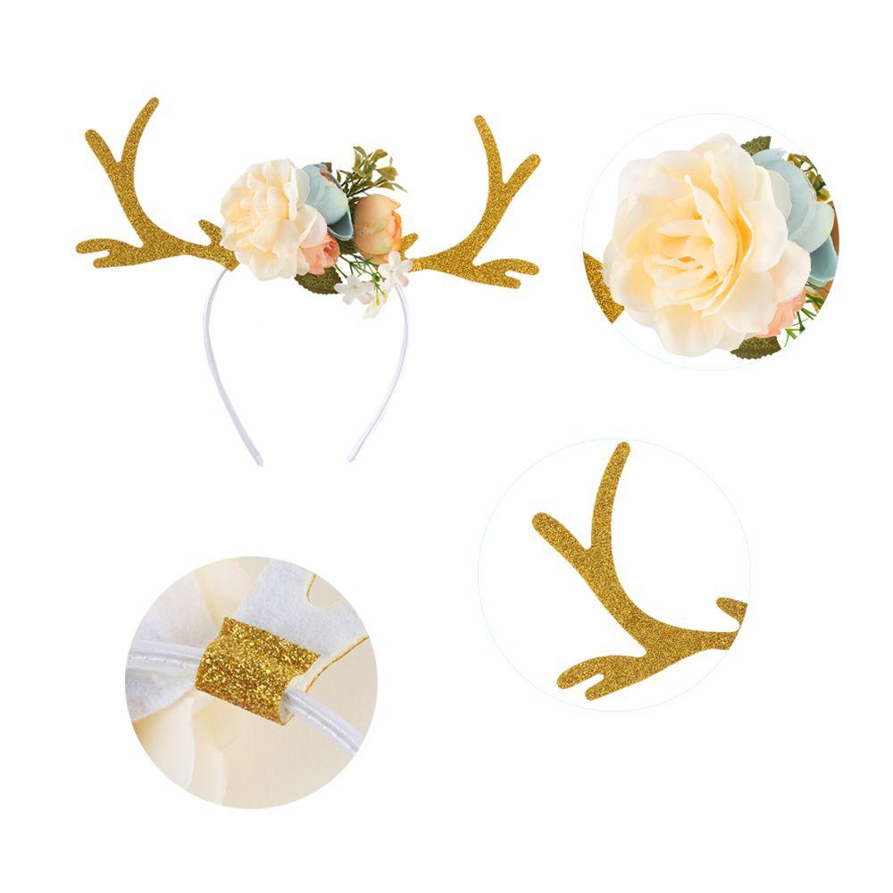 EUCA Băng Đô Sừng Hươu Hóa Trang Giáng Sinh Thời Trang