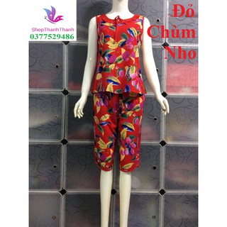 XẾP LI Đồ bộ mặc nhà Tôn Lanh cao cấp Big Size