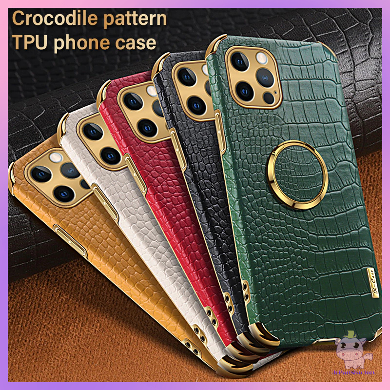 Luxury Crocodile Leather Case For Xiaomi POCO M3 10S 11Ultra Redmi Note 10 4G Redmi 10Pro Casing Holder Phone Cover