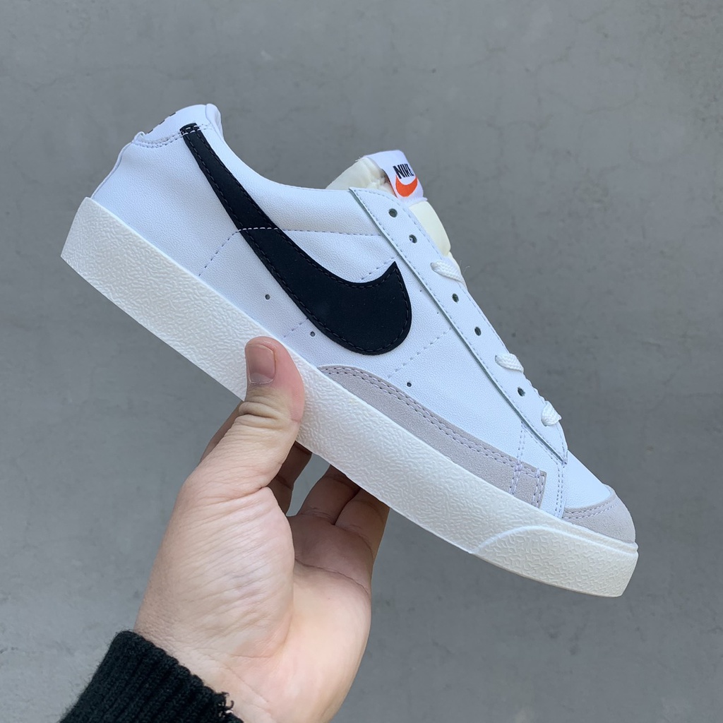 (ẢNH+ VIDEO THẬT ) Gìay thế thao Giày Blazer Low 77 Vintage White Black dành cho nam nữ