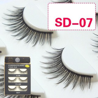 Mi giả 3D - Mi Chồn 1 bộ 3 cặp