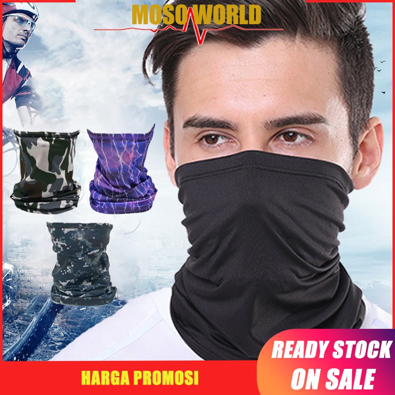 Khăn quấn mặt MOSOWORLD liền mạch chống bụi gió và chống nắng phù hợp để đi xe đạp câu cá ngoài trời