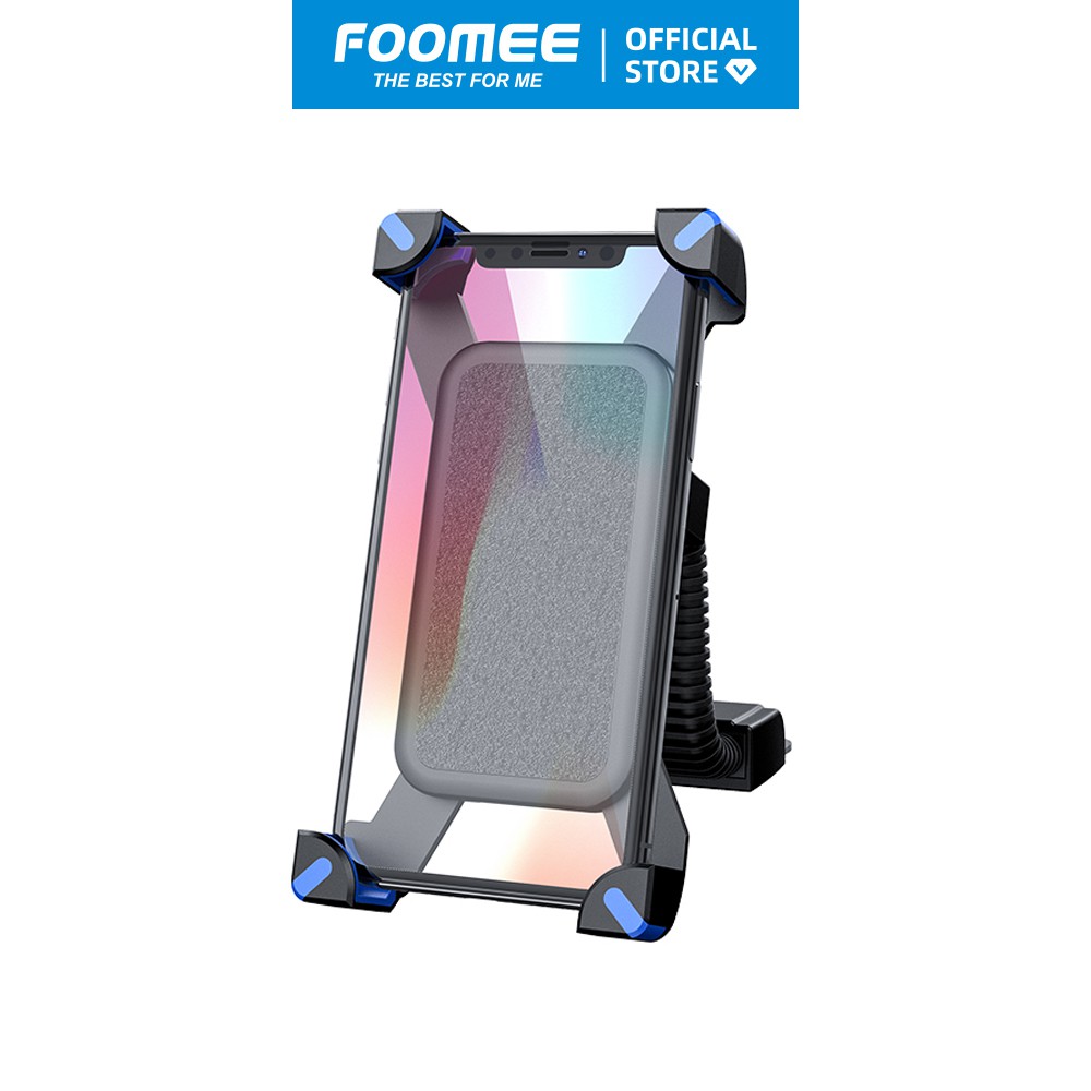 Giá Đỡ Điện Thoại Xe Máy FOOMEE YZ17 - Điều Chỉnh 360 Độ Chống Sốc-Chống Cướp Cực Chắc - 1 đổi 1 trong 12 tháng