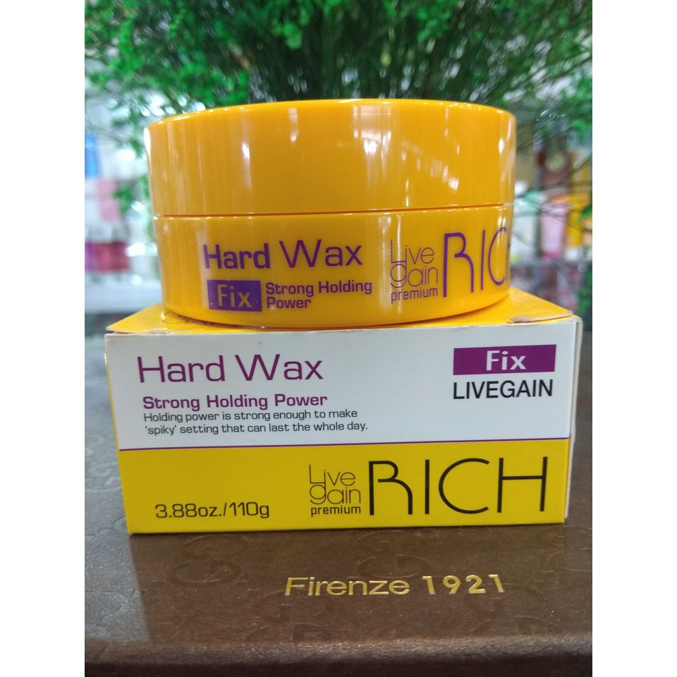 Sáp vuốt tóc siêu cứng Volume Wax Livegain Rich 110g