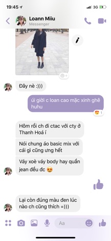 Áo dạ mịn 2 lớp basic màu đen