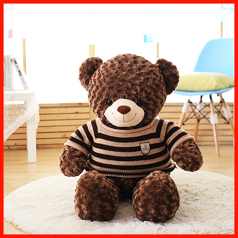 Gấu Teddy khổ vải 1m nhồi bông