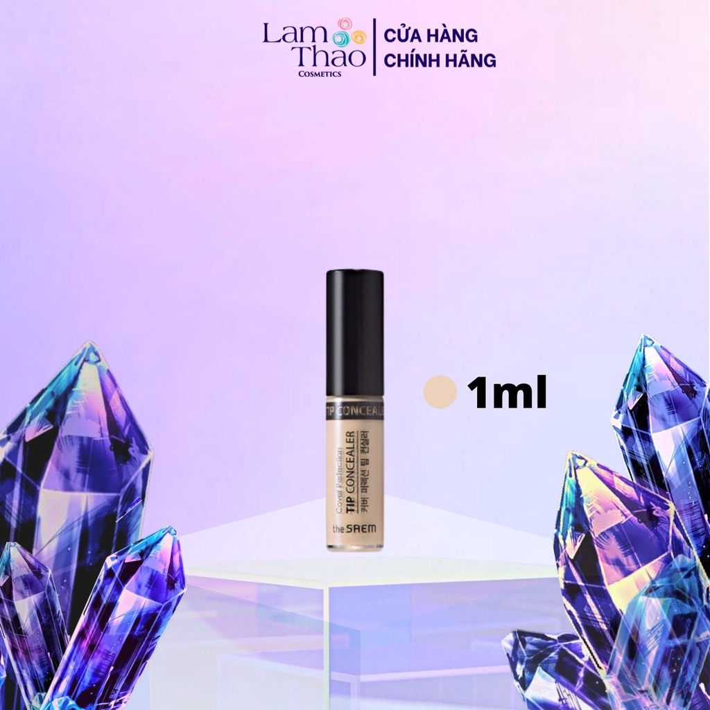 [Mã 154FMCGSALE giảm 8% đơn 500K] GIFT - Che Khuyết Điểm The Saem Cover Perfection Tip Concealer Mini 1ml