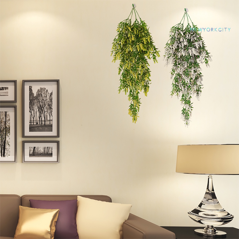 1 Dây Hoa Oải Hương Nhân Tạo Treo Tường Trang Trí