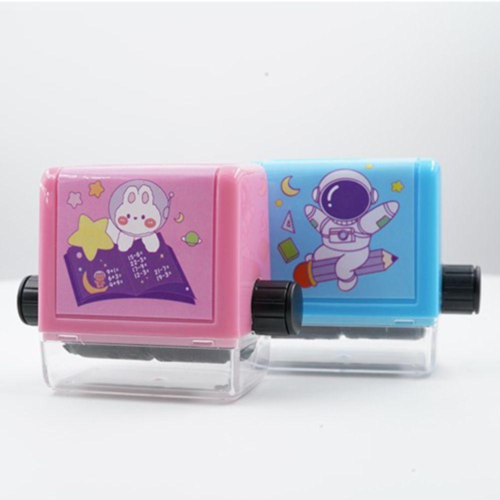 AUGUSTINE Con Dấu Lăn Số Kèm 100 Con Dấu In Số Giáo Dục Cho Bé