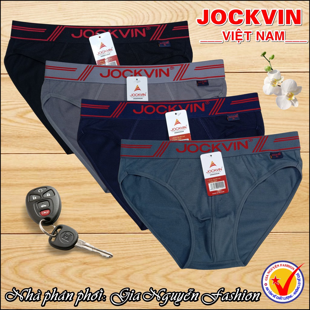 Set 4 Quần sịp thương hiệu JOCKVIN - Hàng Việt Nam cao cấp