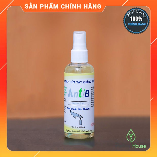 Nước rửa tay kháng khuẩn Nano bạc Ruta 100ml Chính hãng Việt Nam