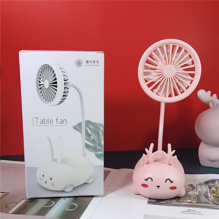 Quạt mini để bàn USB hoạt hình dễ thương Pks TN ( Giao màu ngẫu nhiên) | BigBuy360 - bigbuy360.vn