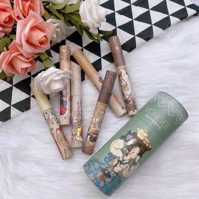 Set son Vongee cổ trang | Thế Giới Skin Care