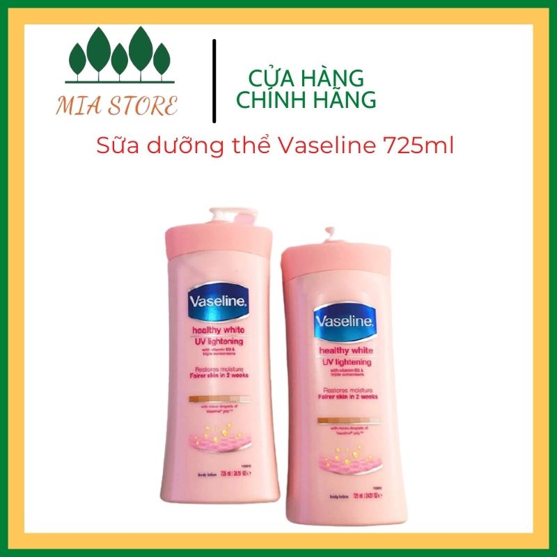 Sữa Dưỡng Thể Làm Trắng Da Vaseline Healthy White Instant Fair 725ml