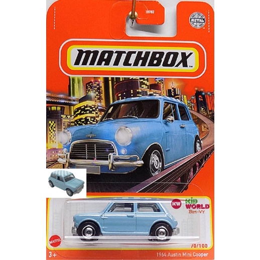 Xe mô hình Matchbox 1964 Austin Mini Cooper GVX80.