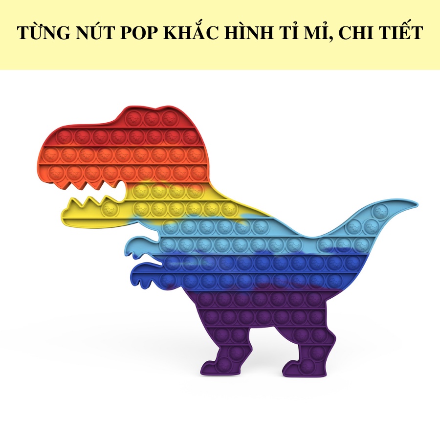 Pop It Khổng Lồ Size 30cm - Đồ Chơi Bóp Bóng Giảm Căng Thẳng Nhiều Mẫu Y Hình Giá Siêu Rẻ Kumi toys