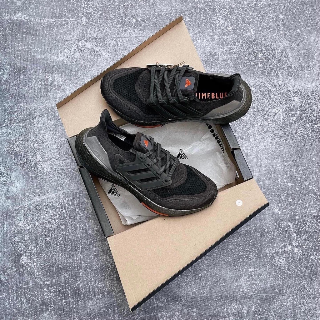 [CHÍNH HÃNG] Giày Adidas Ultraboost 21 - Carbon / Solar Red