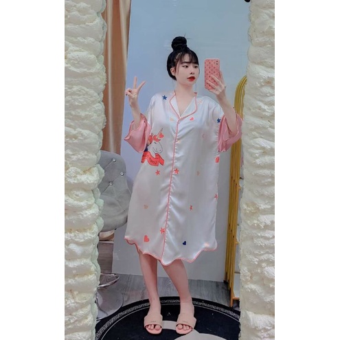 Đầm váy ngủ ngựa ponie lụa cao cấp