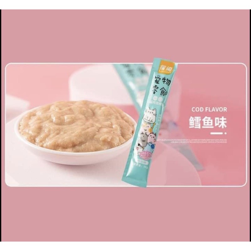 Súp thưởng cho mèo Shizuka thanh 15gr, cung cấp nhiều dinh dưỡng cho mèo