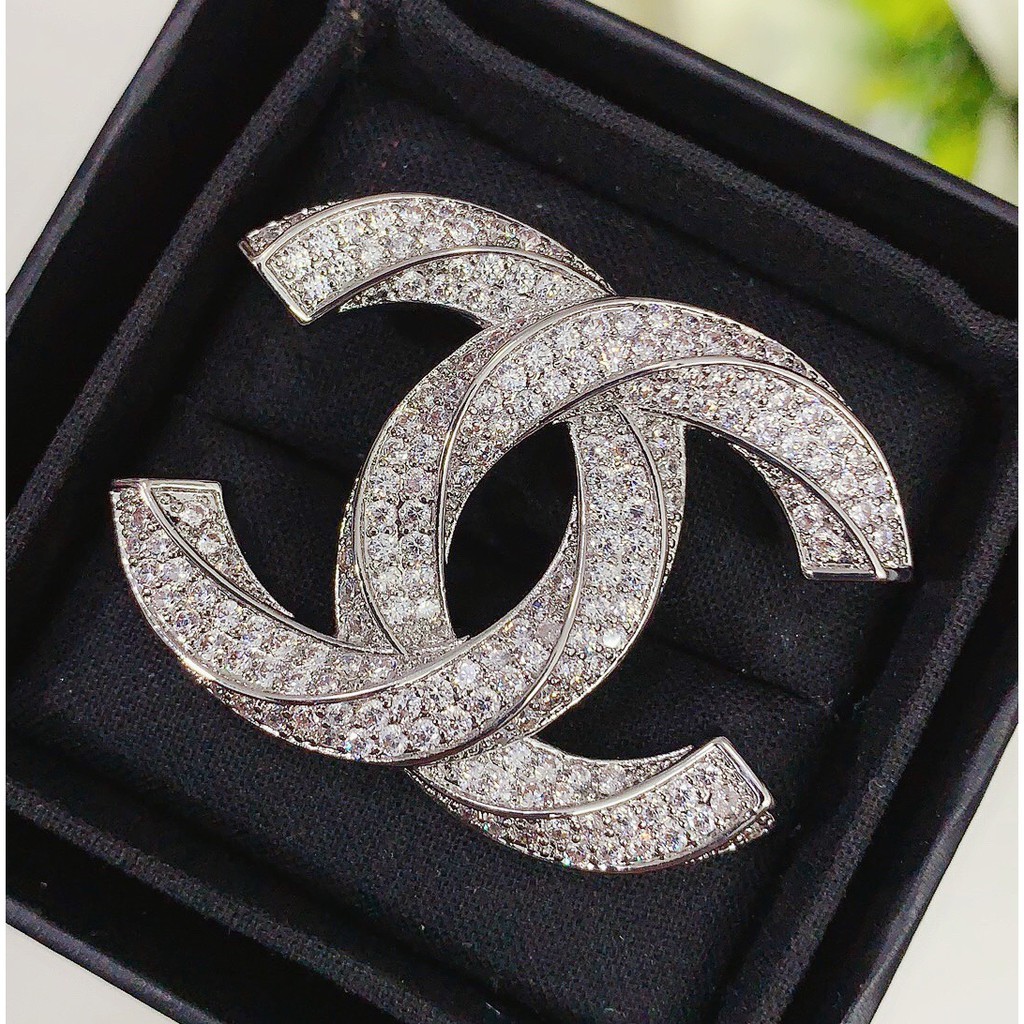 Chanel S925 Kim cương Bạc Trâm cho Nữ Trang sức Trâm cài