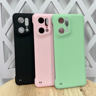 Ốp Điện Thoại PC Cứng Mỏng Không Viền Màu Kẹo Cho Oppo Find X5 X3 X2 FindX5 Pro 5G
