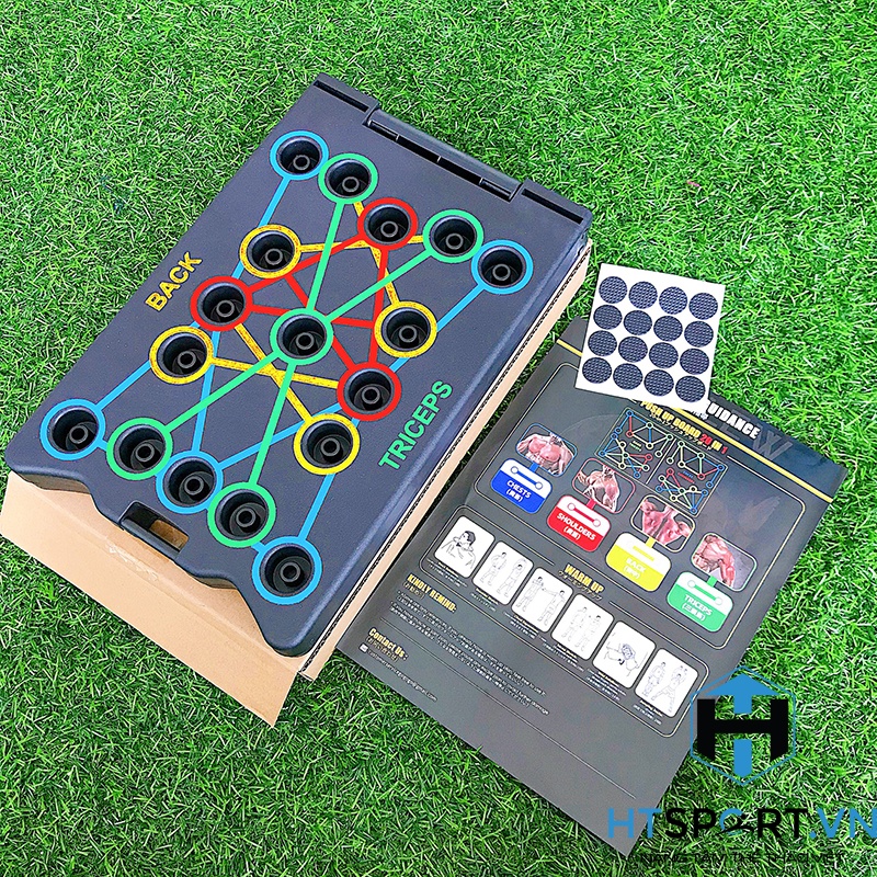 Dụng Cụ Hít Đất, Dụng Cụ Chống Đẩy Bản Nâng Cấp 34 Lỗ Đa Năng Tập Gym Tại Nhà