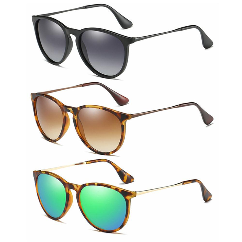 Kính Mát Gọng Tròn Cổ Điển Bảo Vệ Mắt Cho Nam Nữ