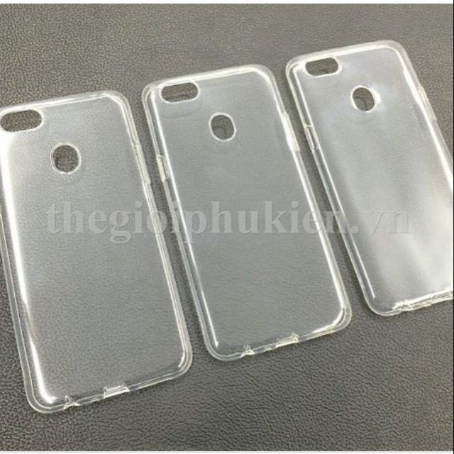 Ốp lưng oppo F5 silicon dẻo trong suốt siêu mỏng 0.5mm