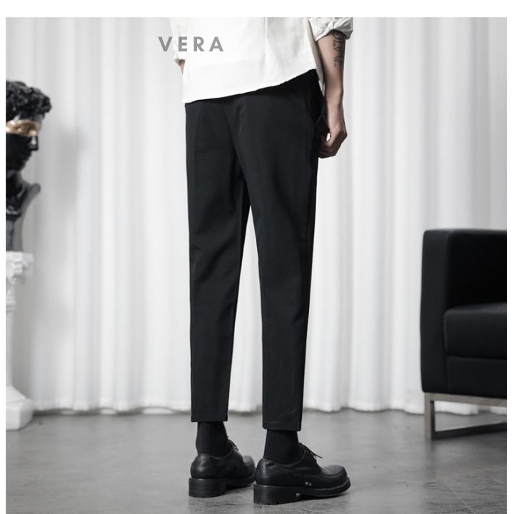 Quần tây học sinh ống suông vừa, thoải mái vận động, chất vải co giãn 4 chiều phù hợp đi học, dạo phố | BigBuy360 - bigbuy360.vn