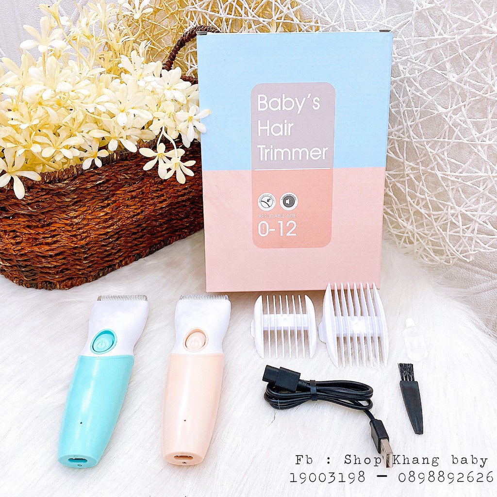 Tông đơ cắt tóc Baby's hair trimmer cho bé - Shop Khang Baby