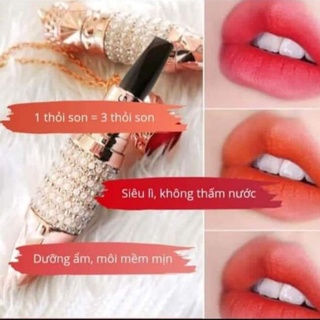 Son kim cương AG 3 màu cực lì mịn đẹp