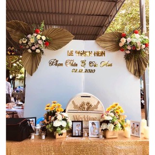 lá cọ khô decor