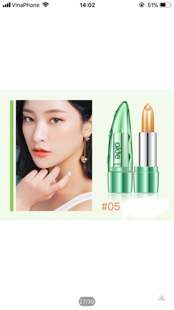 [Hàng mới về] Son môi đổi màu giúp dưỡng ẩm cao cấp | BigBuy360 - bigbuy360.vn