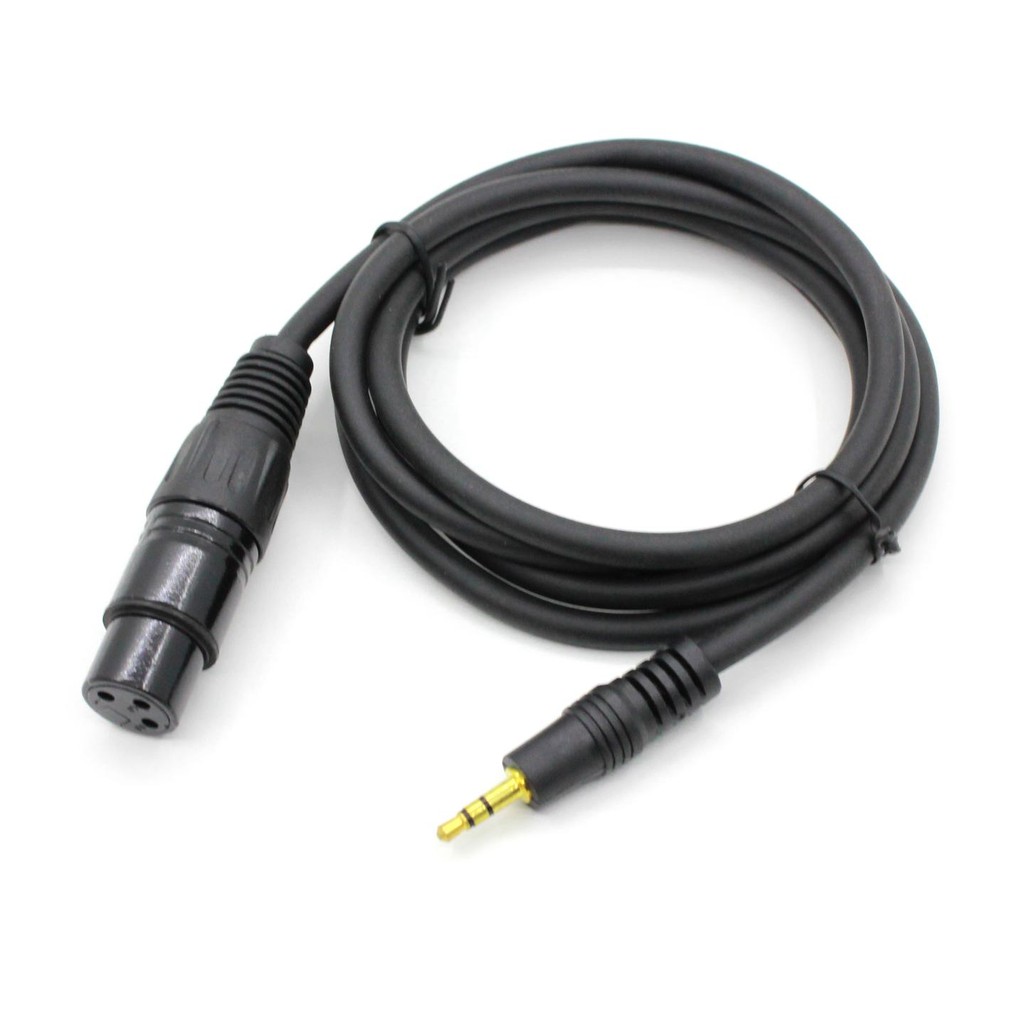 Dây cáp micro khuếch đại âm thanh nổi chuyển đổi 3.5mm đầu cắm sang XLR lỗ cắm/ đầu cắm 1.5m/ 3m/ 5m/ 10m