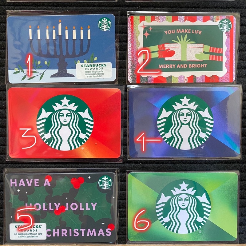 Thẻ Starbucks US Xmas - Phiên bản giáng sinh 2021