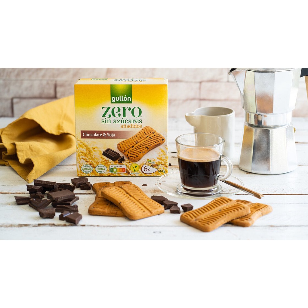 Bánh quy Gullon snack ăn kiêng không đường lúa mạch vị sôcôla 144g | BigBuy360 - bigbuy360.vn