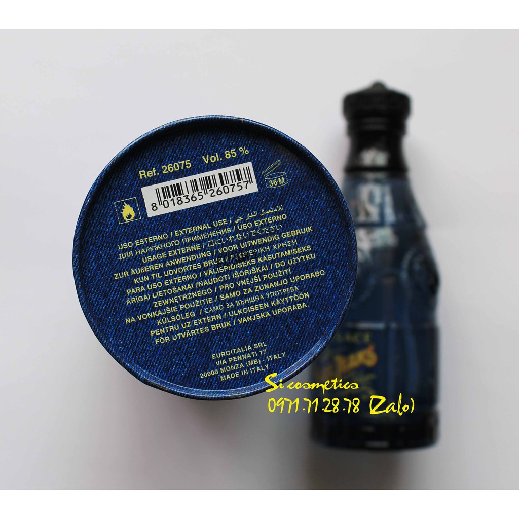 Nước Hoa Nam Versace Blue Jean EDT 75ml