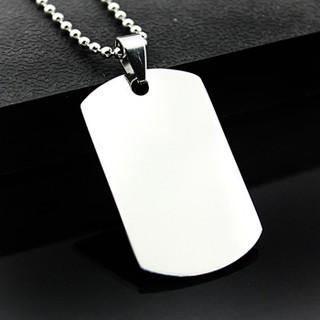 Mặt dây chuyền thẻ bài MDC214 (màu bạc) - muasamhot1208