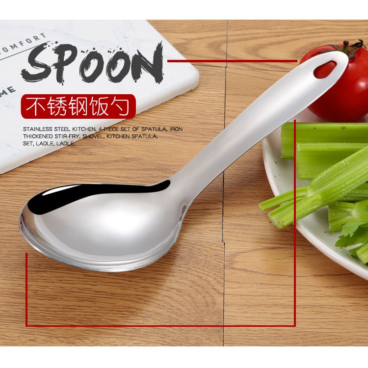 Vá múc canh KATELV thép không gỉ tiện lợi dành cho nhà bếp