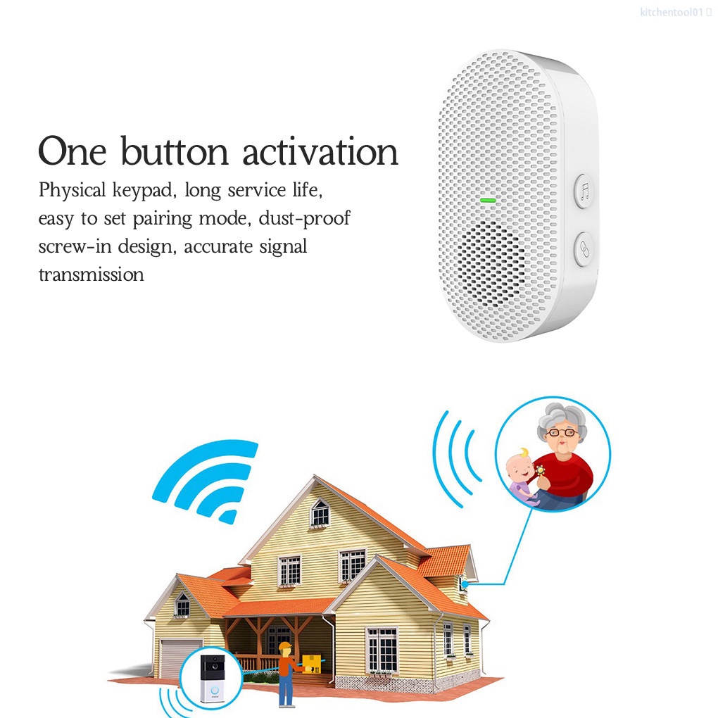 Thông Minh Chuông Cửa Không Dây Chống Thấm Nước Tiện Dụng Cho Nhà Bếptool01 | BigBuy360 - bigbuy360.vn