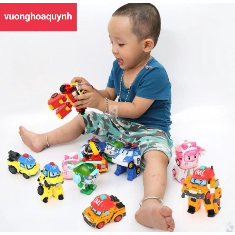 Đội bay siêu đẳng Ronoca/ poli biến hình thành oto 6 con to