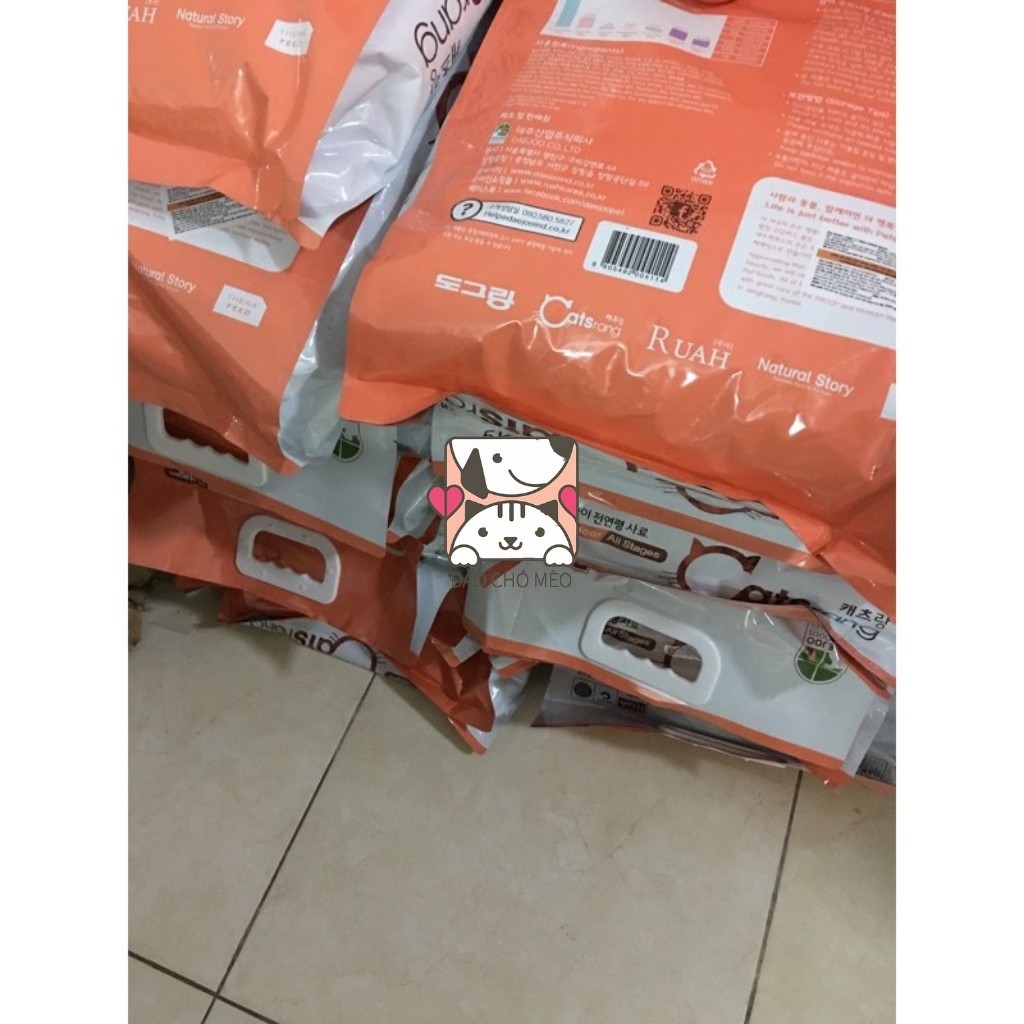 Thức ăn cho mèo hạt CATSRANG cho mèo Hàn Quốc Túi 1kg Chiết - Đảo Chó Mèo