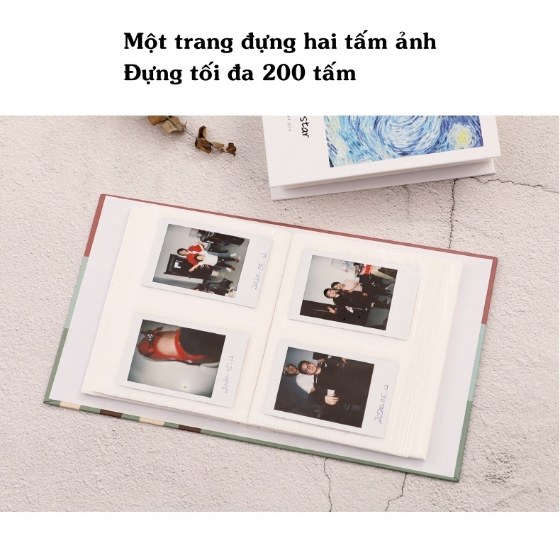 Album đựng ảnh 8x10 để 200 ảnh bìa giấy cứng mẫu bìa siêu đẹp để ảnh cho con, ảnh kỉ niệm Kho album ảnh Anvy