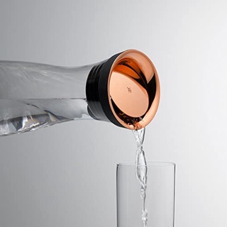Bình thủy tinh WMF Wasserkaraffe Basic 1L (nắp đồng) tiện dụng nhập khẩu Đức