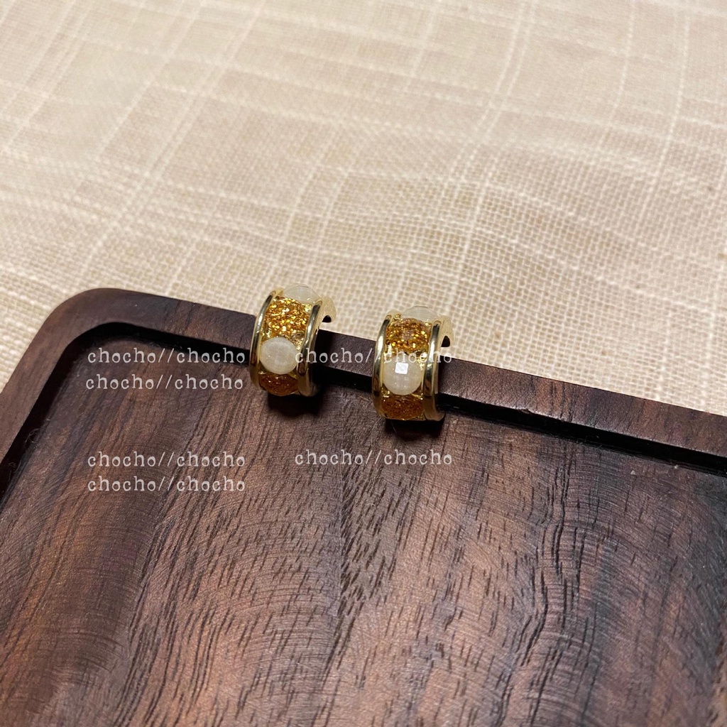 Khuyên Tai Nữ Hình Chữ C Thời Trang Hàn Quốc