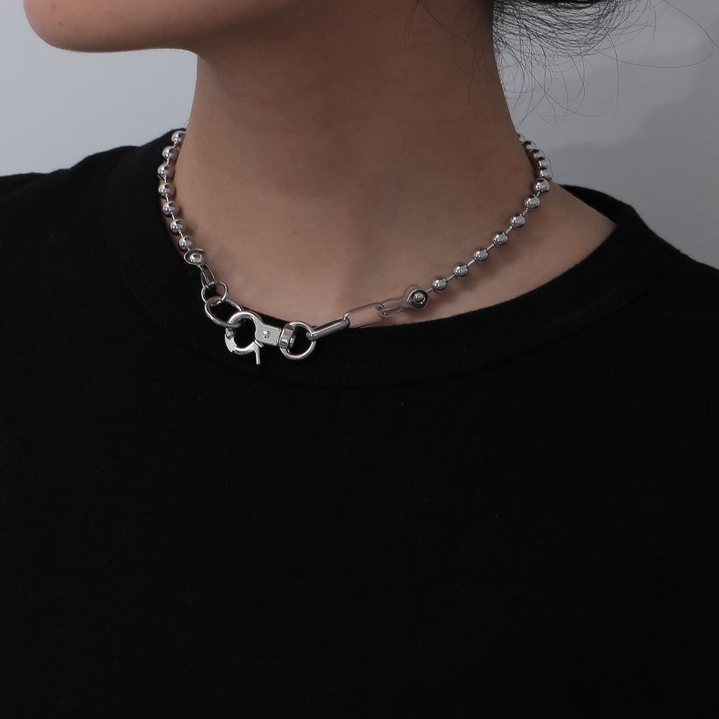 vòng cổ Mặt Tròn Phong Cách Hàn Quốc Thời Trang