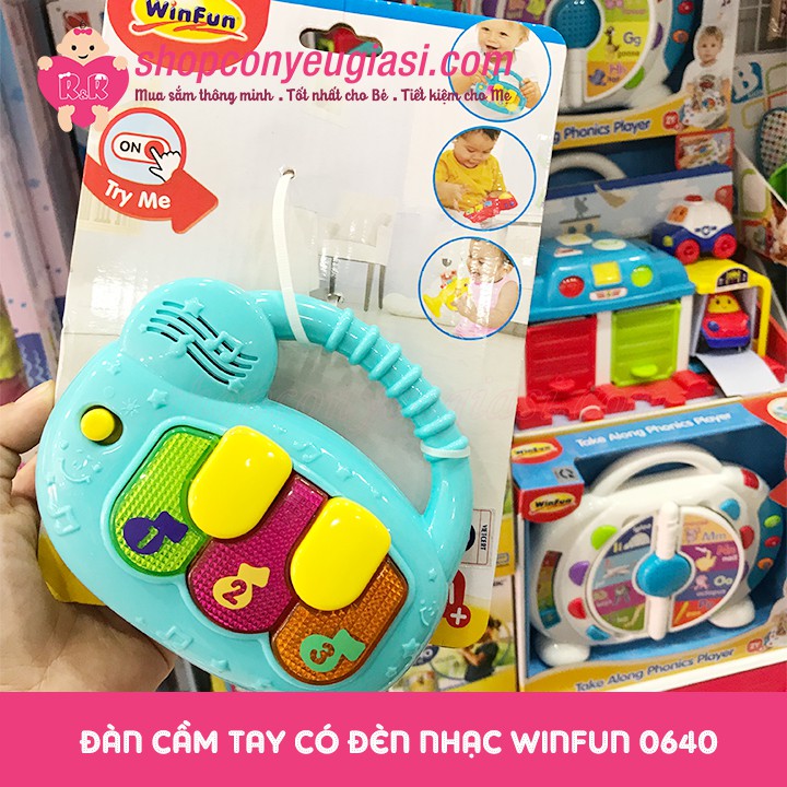 Đàn Cầm Tay Có Đèn Nhạc Winfun 0640