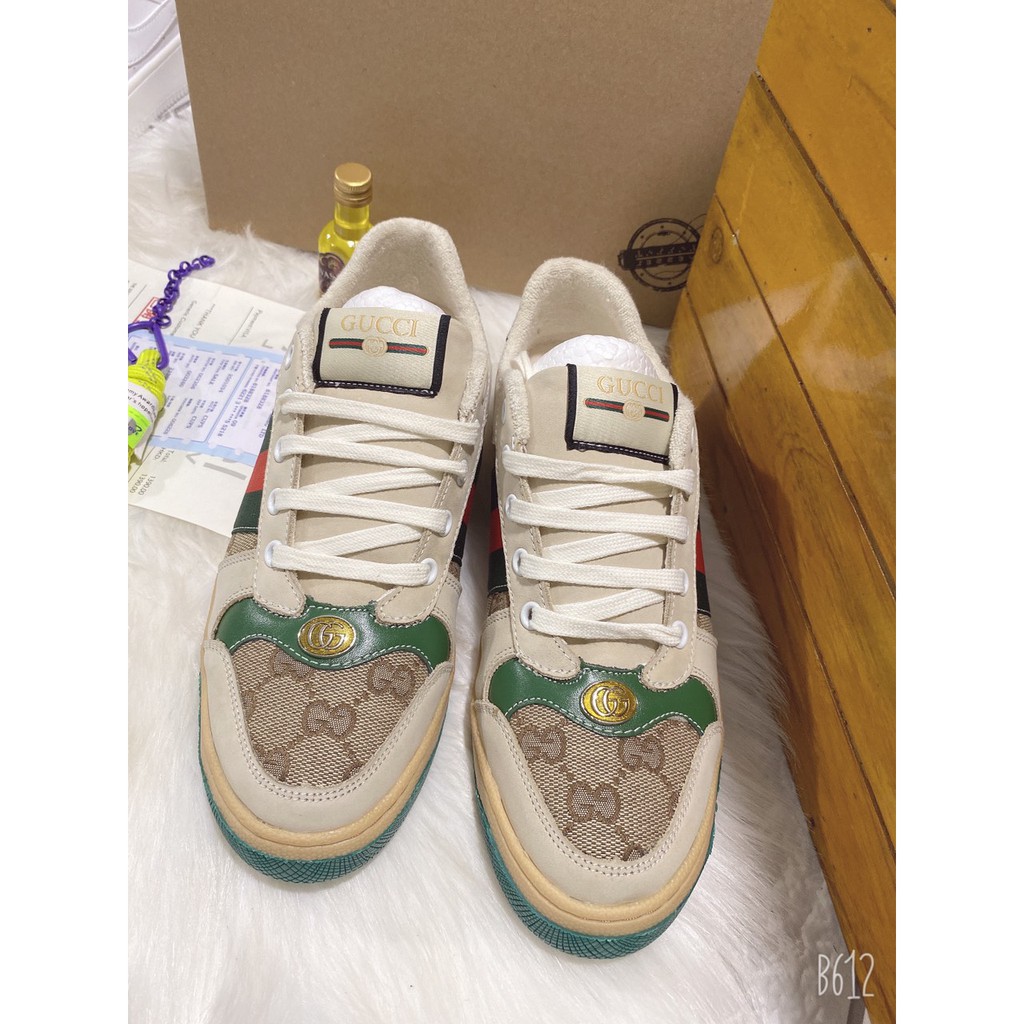 Giày thể thao gucci ace sơn tùng bản sạch da xịn FullBox | BigBuy360 - bigbuy360.vn