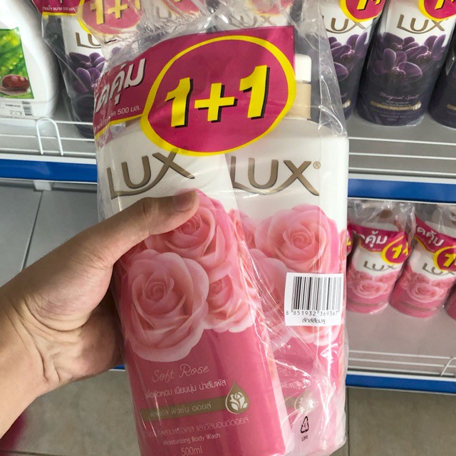 Cặp Sữa tắm LUX hoa hồng 500ml thái lan | BigBuy360 - bigbuy360.vn